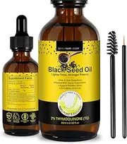 EQEIYICS Organic Castor Oil, Jamaican Black Castor Oil Seed Oil (Black Seed Oil)