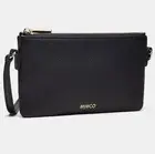 MIMCO Pouch Bag Rhiannon Black Crossbody Clutch Gold BNWT RRP $99.95 Leather