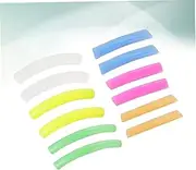 NOLITOY 1 Set Lash Extensions Gasket Silicone Pad for Lash Glue Reusable Eyelash Grafting Gasket Eye Patch for Salon Home Use