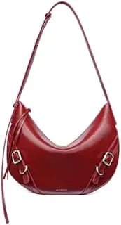 [LA'FESTIN] Large Capacity Fashion Shoulder Crossbody Bag for Women, Genuine Leather Armpit Commuting Tote Bag