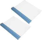 WOFASHPURET 10pcs A4 Paper Folder Covers Report Bar Clip Sliding File Covers for Document Holder