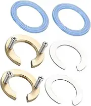 DOITOOL Metal Silicone Kitchen Nut Washers Antiloosing Nut for Fixing Tool Bathroom Supply