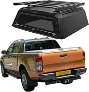 ATATNK Customized Pickup Truck Hard Top Canopy Truck Tonneau Cover Seal Compatible for Ranger Raptor Cap Waterproof Aluminum Truck Cap Topper Jeep Gladiator