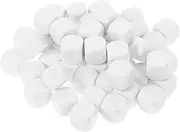 Toyvian 50pcs Standard Gaming Dice 16mm Blank Dice Multiple Printing Options for DIY Board Games