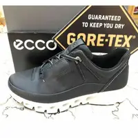 在飛比找蝦皮購物優惠-ecco 女GORE-TEX 防水休閒運動鞋 880123黑