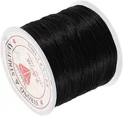 CLISPEED 1 Roll Stretchy Hair Extension String Elastic Cord for Beading DIY Crafts and Hair Styling Soft Durable and Flexible Thread for Wigs