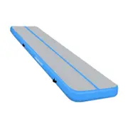 Powertrain 5m x 1m Air Track Inflatable Gymnastics Mat (Blue)