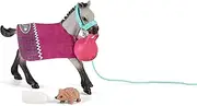 Schleich Horse Club, 6-Piece Playset, Horse Toys for Girls and Boys 5-12 Years Old Playful Foal 3.4 in*2.8 in*1.0 in