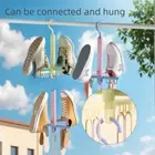 2Pcs Stackable Shoes Drying Rack Windproof Shoe Storage Organizer Slippers