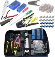 Network/phone Cable Tester + Rj11/rj12/rj45 Network Cable Crimper + Rj45 Cat5e C