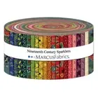 Jelly Roll - Nineteenth Century Sparklers Pam Buda Cotton Fabric Precuts M494.59