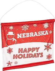 FOCO Unisex Georgia Happy Holidays Banner Sign SGNNCHHBNR-P