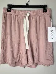 BOODY GOODNIGHT LONG SLEEP SHORTS IN DUSTY PINK SIZE SMALL - NEW