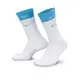 Nike 襪子 Everyday Plus Crew Socks 男女款 白 藍 雙層襪 長襪 中筒襪 DD2795-103