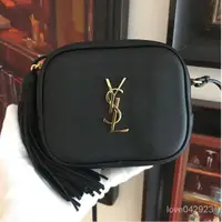 在飛比找蝦皮購物優惠-Saint Laurent YSL 黑色 小牛皮 42531