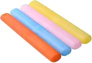 Colourful Plastic Cleaning Brushes with Bristles, Set of 4