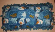 NEW Fleece Lounge Pillow, Frozen's Olaf Squares Design