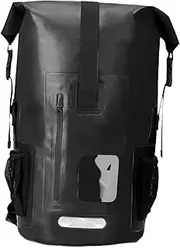 [perfk] 55L Waterproof Roll Top Dry Backpack PVC 13x22.8inch Ergonomic Design Dry Bag for Cycle Commute Multifunctional Lightweight