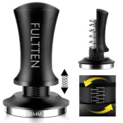Espresso Tamper, Coffee Tamper 58mm, 100% Flat Stainless Coffee Tamper, Sprin...
