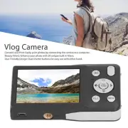 Black Digital Camera HD 68MP 2.7in Screen 16X Zoom Timer Shoot Beauty Filter Kit