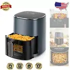 12-in-1 6-Quart Air Fryer with Touch Control - Healthier Cooking Made Easy