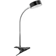 Globe Electric LED for Life Energy Star Clip Lamp, Chrome Gooseneck, Glossy