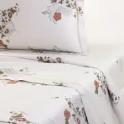 Yves Delorme Corolles Flat Sheet, Full/Queen
