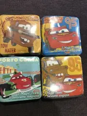 Disney Cars Magic Towel Washcloths set Of 4