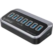 Orico M37A-G2-10-BK 7 Port USB3.2 10Gbps Type-C Hub with 7x USB A Ports, USB 3.2 Gen 2