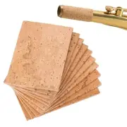 Alto Sax Neck Cork Replacement Kit - 10pcs Universal Sax Joint Cork Sheet for