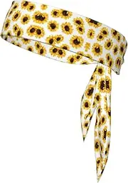 Sunflower Sports Strap Double-Sided Headscarf Men's Bow Tie Sports Headscarf Running Yoga Exercise Headband