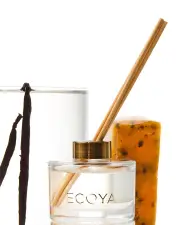 ECOYA Sorbet Summer Mini Reed Diffuser 50ml - Vanilla Bean & Passionfruit