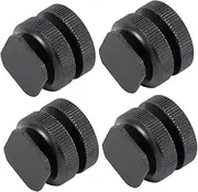 QUMIIRITY 4 Pack Camera Hot Shoe Mount Adapter 1/4 Threaded Screw Universal Fit for Flash Shoe Mounts