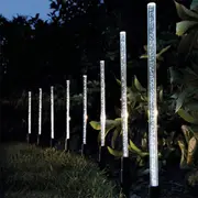 Solar Garden Lights 8-in-1 Set Solar Bubble Stake Lights Lawn Light Solar LED Acrylic Bubble Stake Light