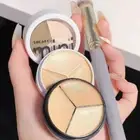 Acne Cover 3 Colors Concealer Palette Moisturizing With Brush Persistence