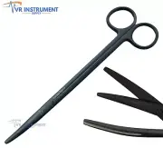Metzenbaum Scissors Curved 7" Blunt/Blunt Medical Surgical Veterinary Black