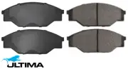 FRONT CERAMIC BRAKE PAD SET FOR TOYOTA HILUX YN57R 3Y 2.0L I4 AKEBONO CALIPER (for: Toyota)