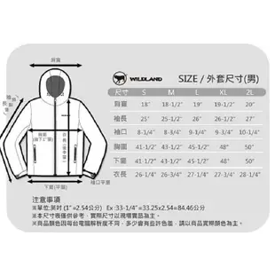 【荒野WILDLAND】男 700FP連帽輕羽絨衣 黑色