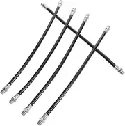 Alipis 5pcs Double Handle Grease Nozzle Hose Grease Tube Quick Release Grease Coupler Car Grease Nozzle Adapter Tube Grease Metal