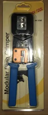 Pass Through Cat5 Cat5e Cat6 Crimper Crimping RJ45/RJ12