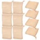 10pcs african net sponge Bars Bath Shower Body Scrubs Soap Saver Mesh Bag for