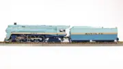 Broadway Ltd 7352 HO ATSF Blue Goose Early 1939 Appearance Paragon4 Sound #3460