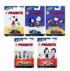Hot Wheels Silver Series Peanuts 75th Cars 1:64 Scale Toy Car, Collectible Vehic