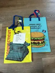 Set Of 2 - NWT Trader Joe's Connecticut - Reusable Grocery Bag