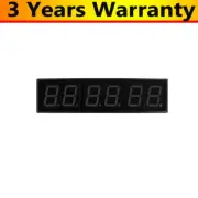 4" 6-Digit Aluminum Alloy Gym Timer Clock with Remote Control for Gym Meet Room