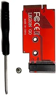 Dpaaoyer Modified Transfer Board for Legion Go SSD Memory Card Adapter for NVME M.2 2242 to 2280 Hard Drive Card Accessory(A)