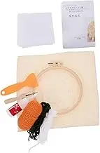 HOODANCOS 1 Set DIY Punch Needle Kit for Decorative Coaster Making Complete Starter for Beginners Embroidery Supplies for and Crafts for Birthdays Christmas and Special Occasions