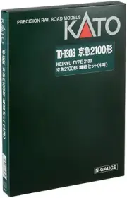KATO N Gauge Keikyu Type 2100 Additional 4-Car Set 10-1308 Railway Model Train