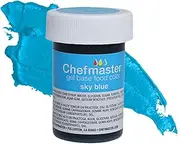 Chefmaster Gel Food Color, 1-Ounce, Sky Blue