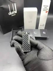 Dunhill Carbon Fiber Patterned Lighter Cigarette Luxury Gift